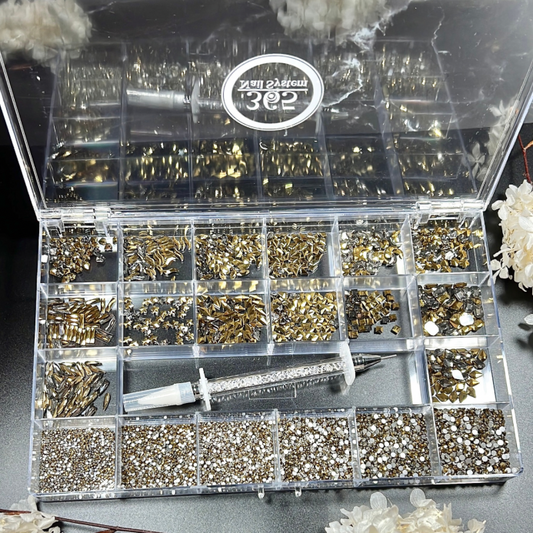 Gold Ore - Rhinestones Box - 9340pcs