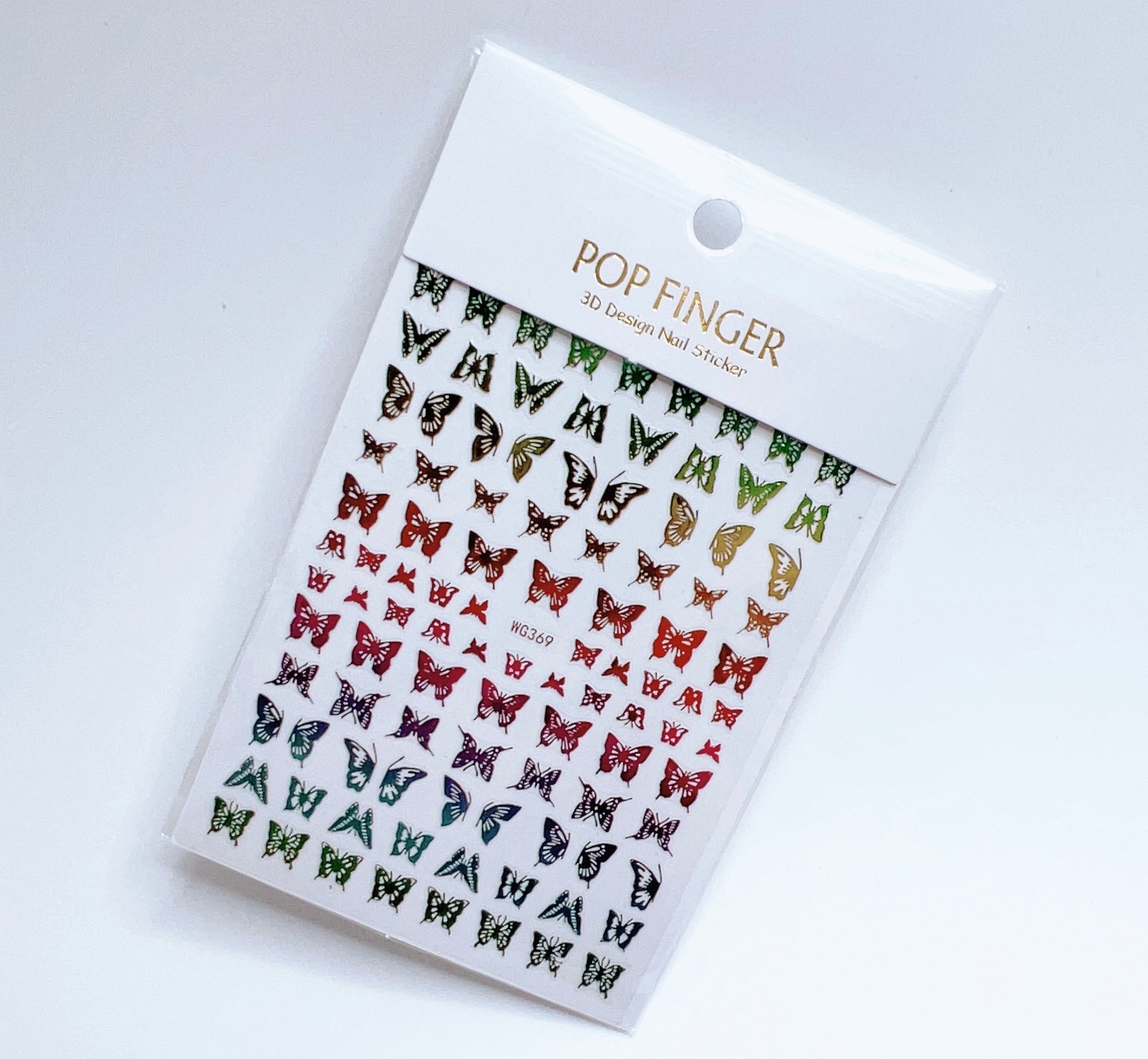 Butterfly / Stickers / Laser Rainbow- #103