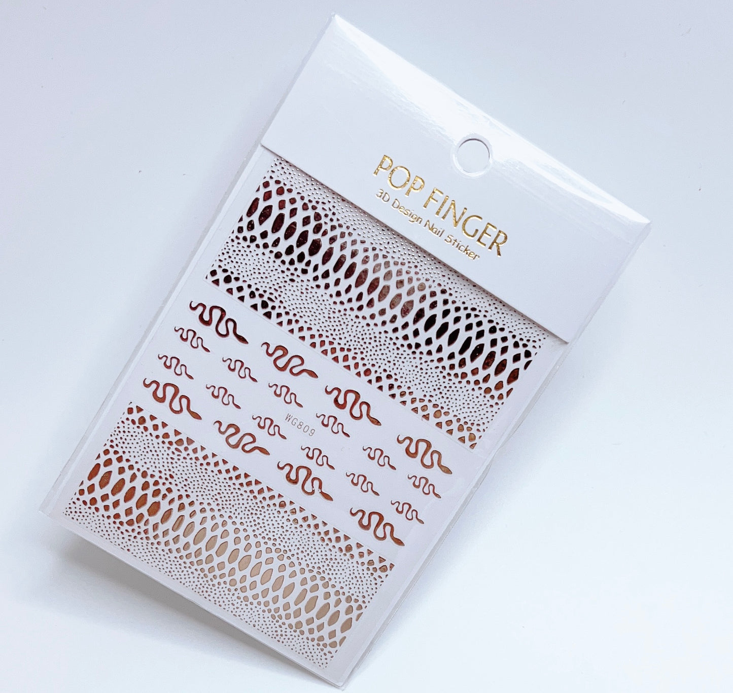 Snake Skin / Stickers / Rose Gold - #131