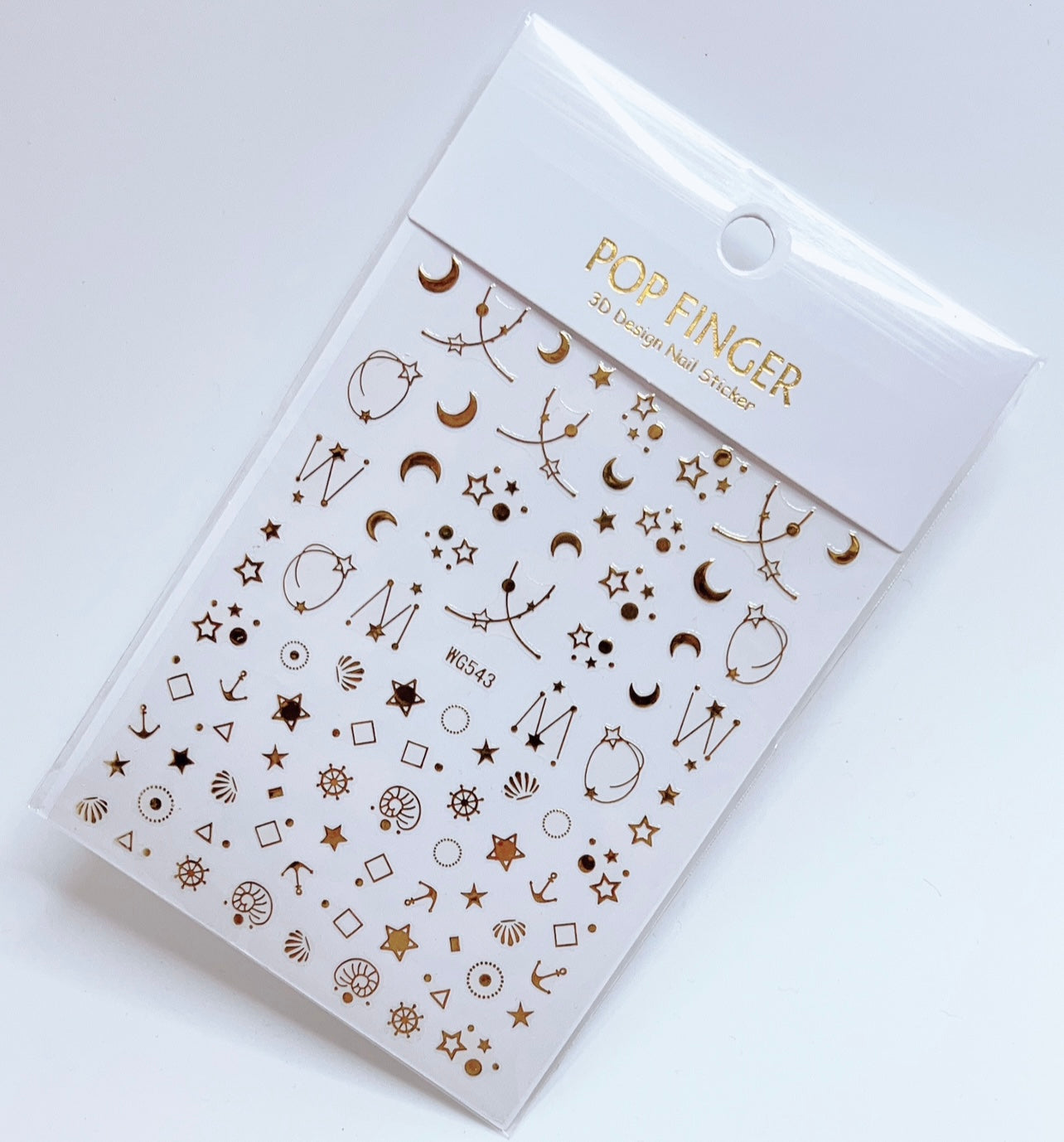 Geometric / Stickers / Gold - #154