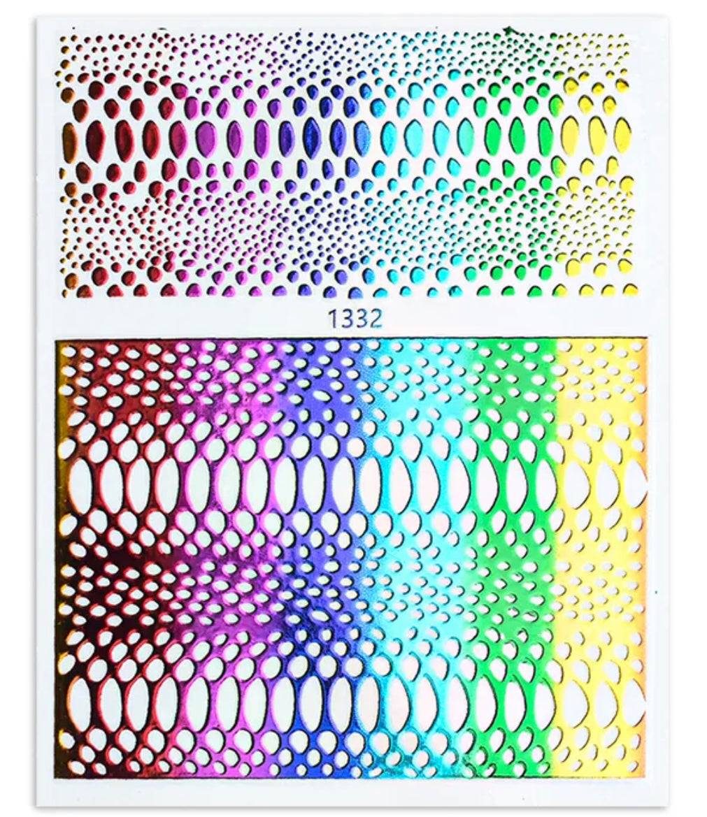 Snake Skin / Stickers / Rainbow - #59