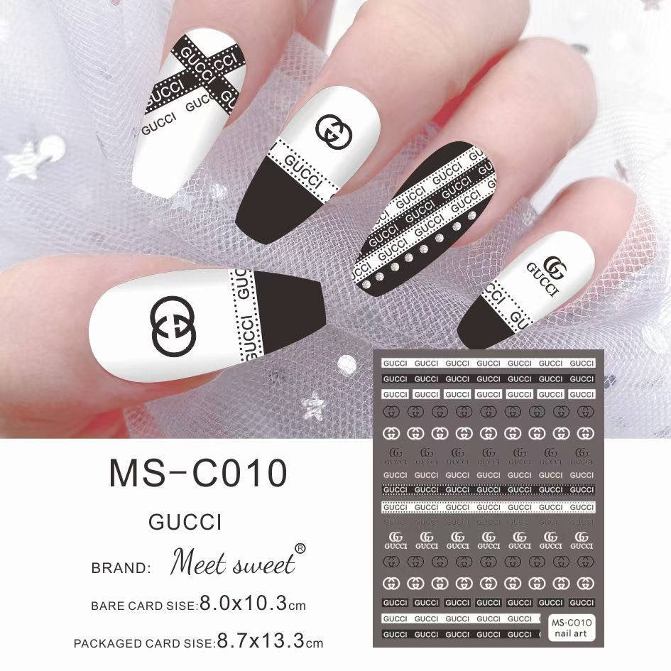 Gucci / Stickers / Black - White - #84