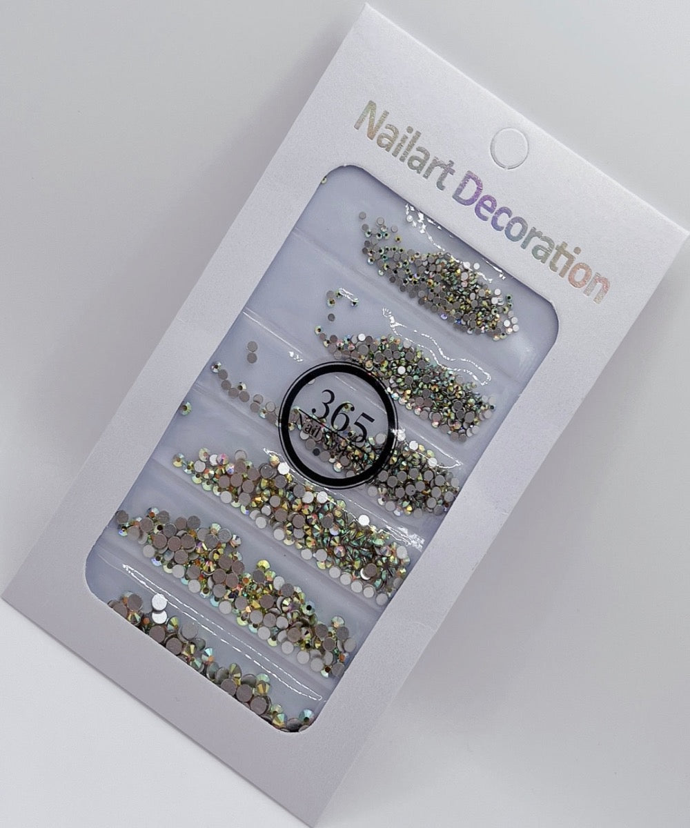 Crystal AB - Rhinestones 6 Size ( 1440 pcs )