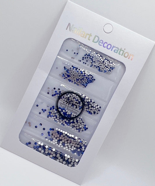 Sapphire Blue - Rhinestones 6 Size ( 1440 pcs )