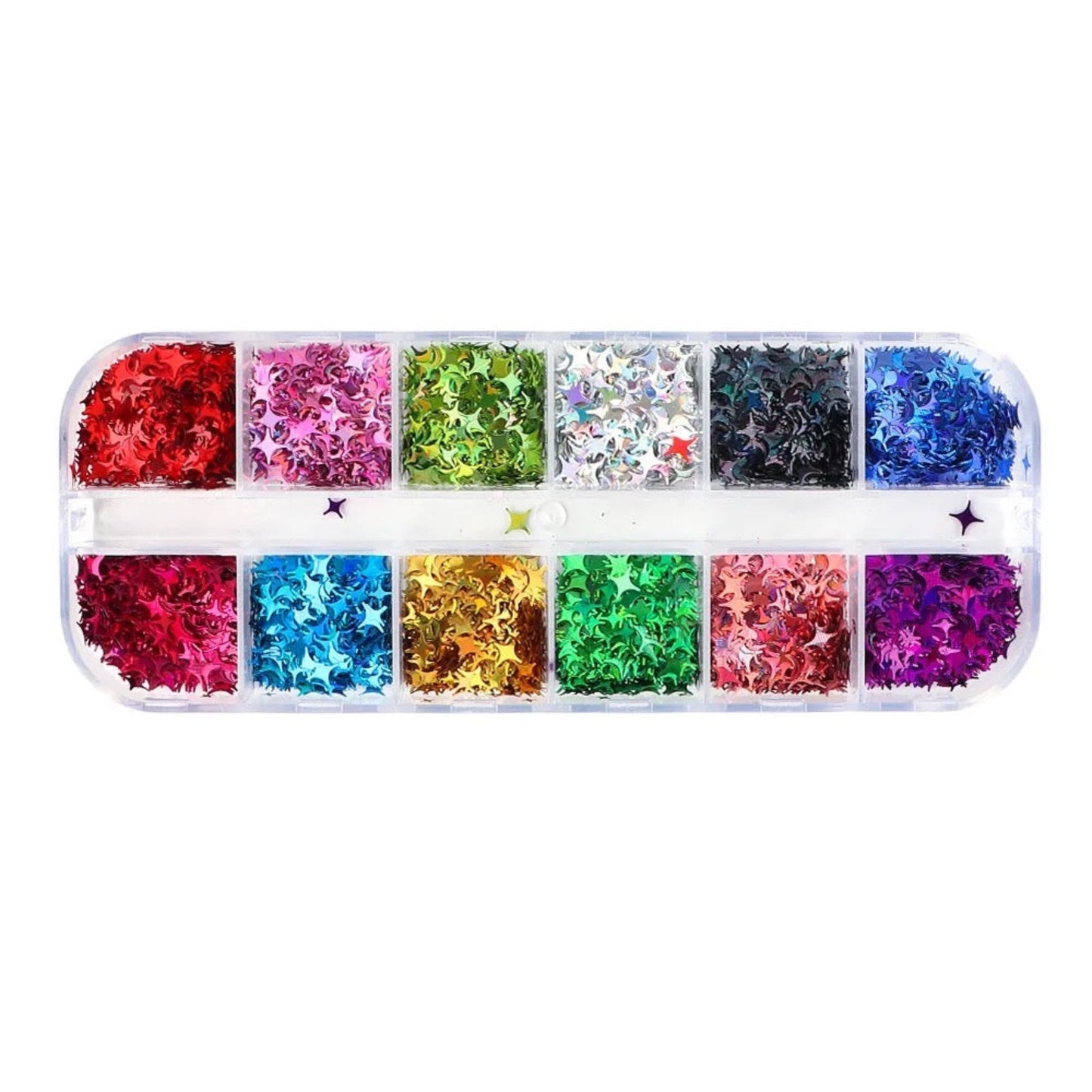 Star Sequins - Nail Art - 12 Grids